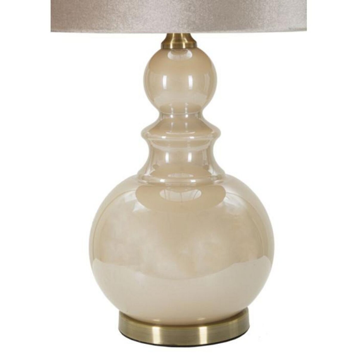 Paris Prix Lampe à Poser Design en Verre  Perly  61cm Pearl