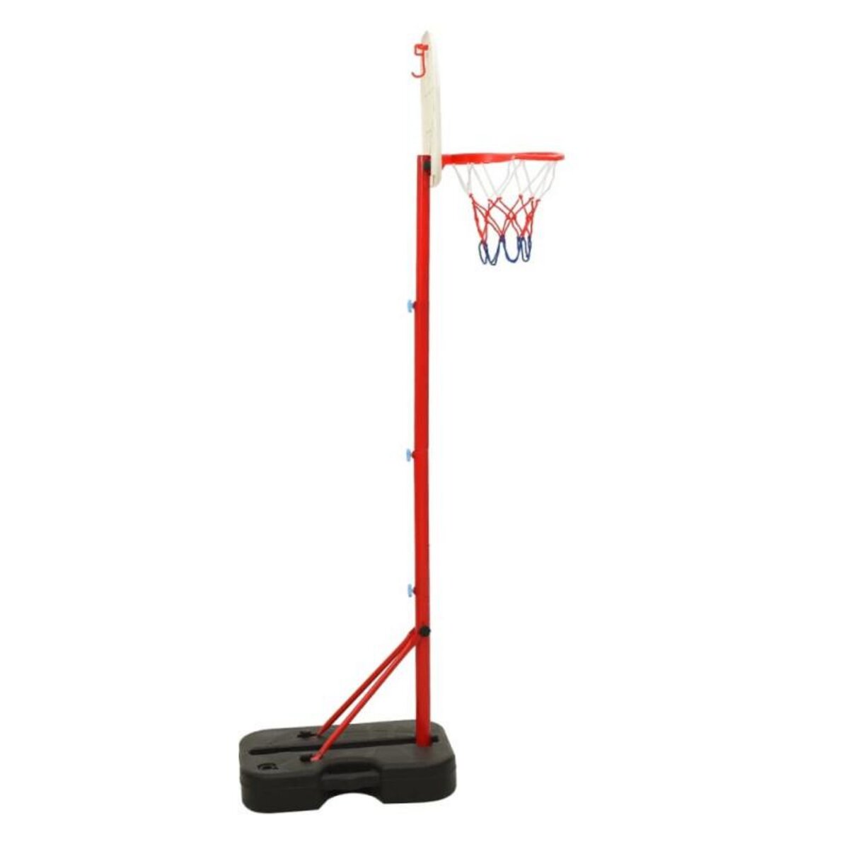 VIDAXL Ensemble de jeu de basket ball portable réglable 138,5 166 cm