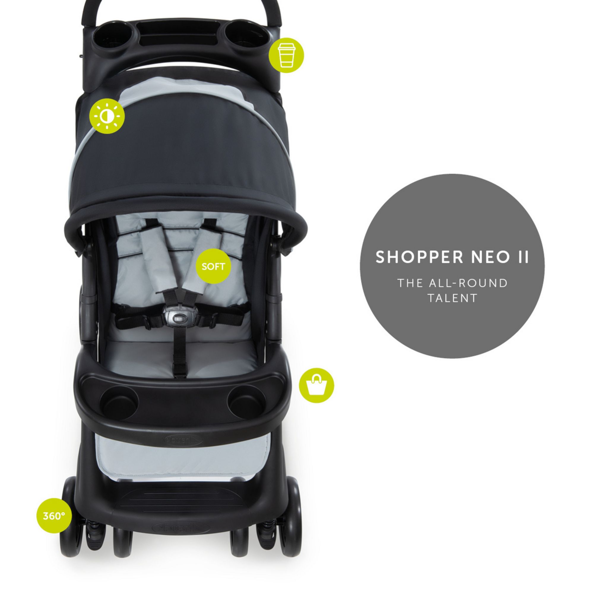 HAUCK Poussette citadine Shopper Neo II