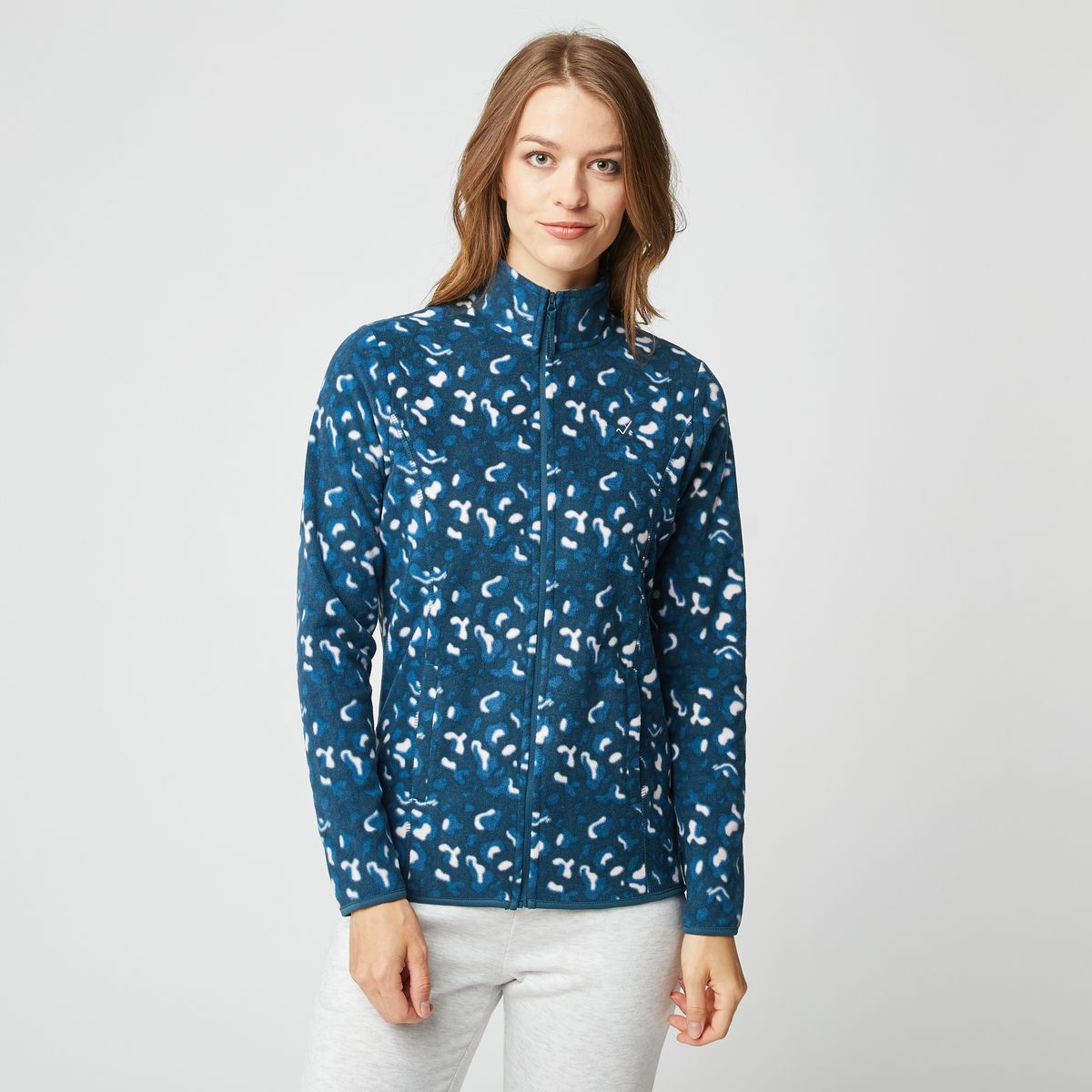 INEXTENSO Veste polaire vert emeraude femme