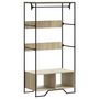 Voir la diapositive 2 : VIDAXL Armoire chêne sonoma 90x50x180 cm bois d ingénierie