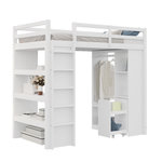 MERAX Lit mezzanine. Coloris disponibles : Blanc, Gris