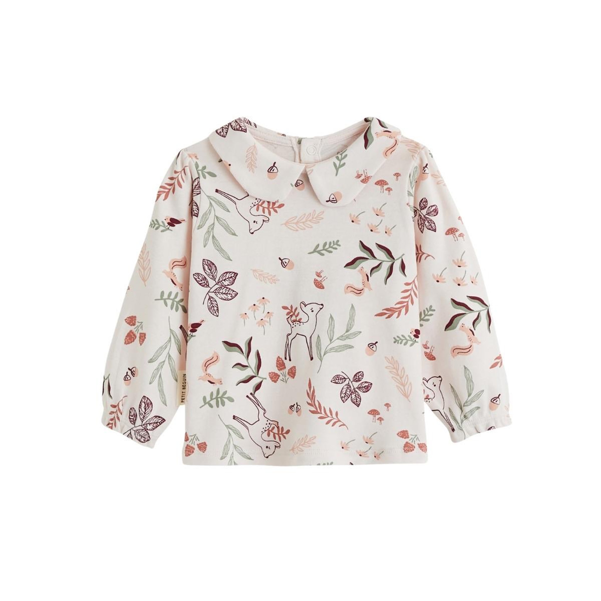 Voir la diapositive 6 : Petit Béguin Ensemble salopette bébé en velours côtelé et t-shirt evie