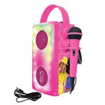 Lexibook Puissante enceinte Bluetooth lumineuse Barbie avec micro