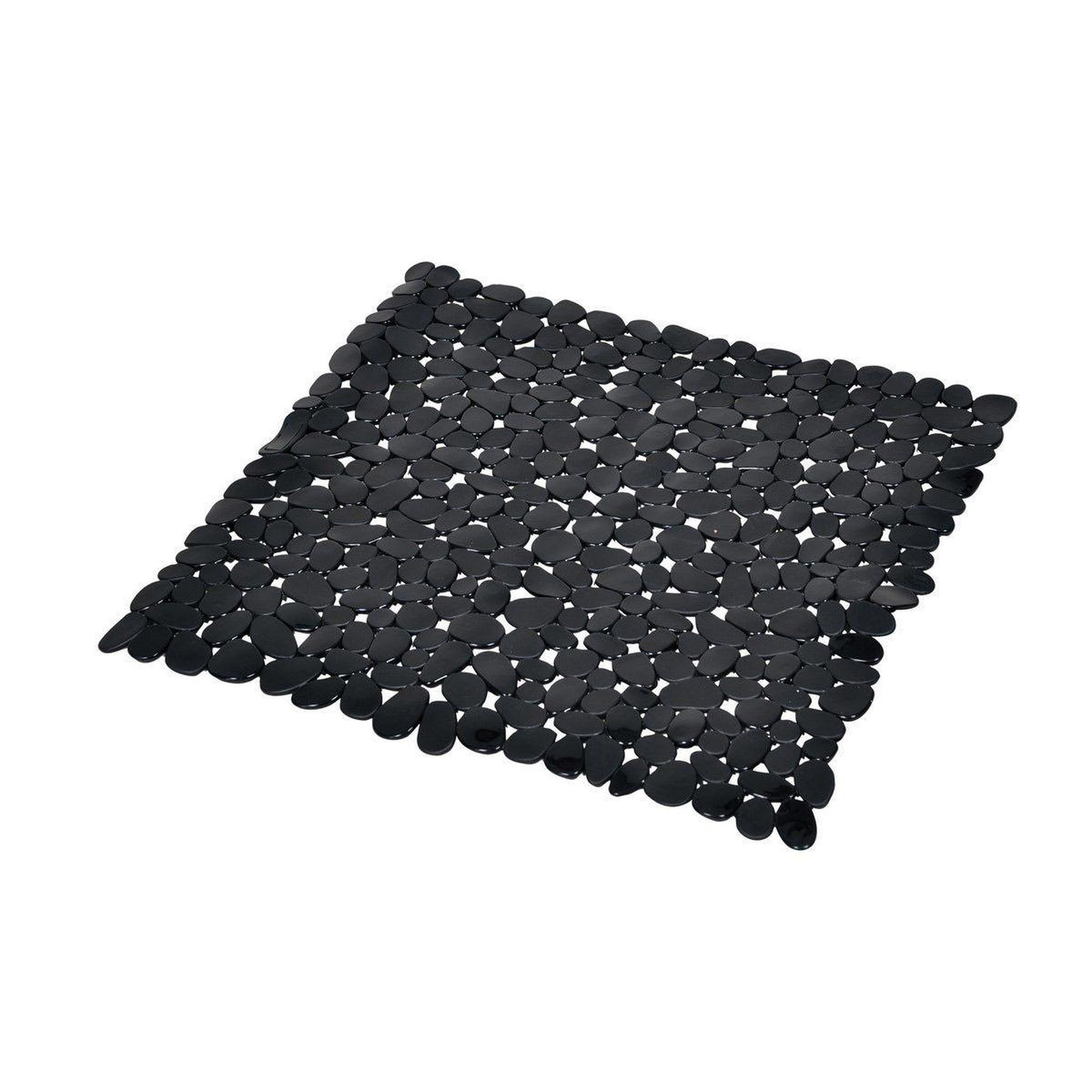 Douceur d'Intérieur Fond de douche galets  vitamine ii  52x52cm noir