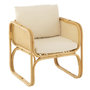Voir la diapositive 1 : Paris Prix Fauteuil en Rotin & Coussin  Joey  67cm Naturel