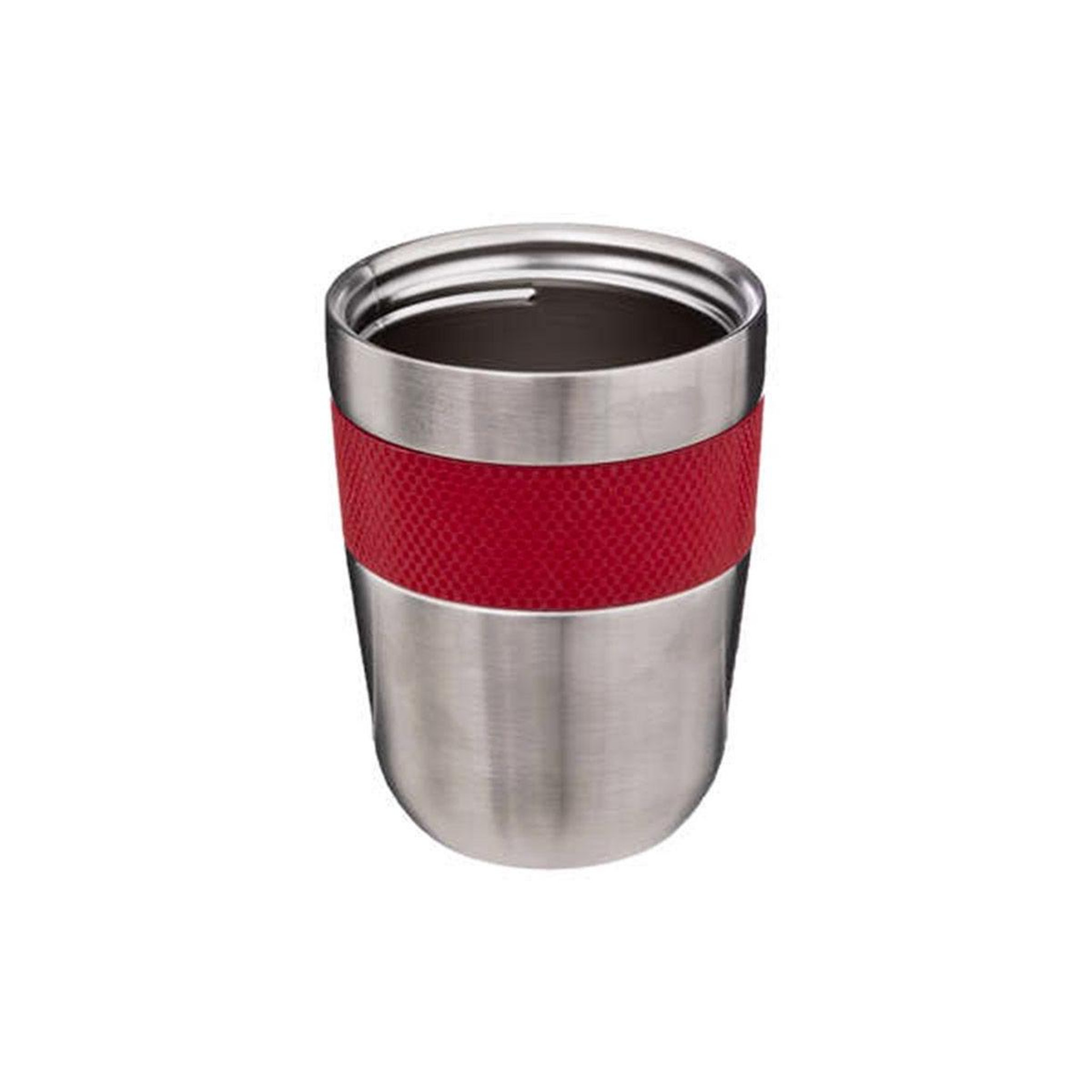 Voir la diapositive 2 : FIVE Mug isolant hermétique  silicone  0,25l rouge