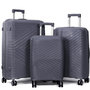 Voir la diapositive 1 : Bleucerise Lot 3 valises rigides dont 1 valise cabine Travel Light TSA Polypropylène