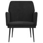 Voir la diapositive 3 : VIDAXL Fauteuil Noir 62x79x79 cm Velours