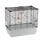 Ferplast Cage canaris - FERPLAST - PIANO 4 - 59 x 33 x 55 cm - Noir
