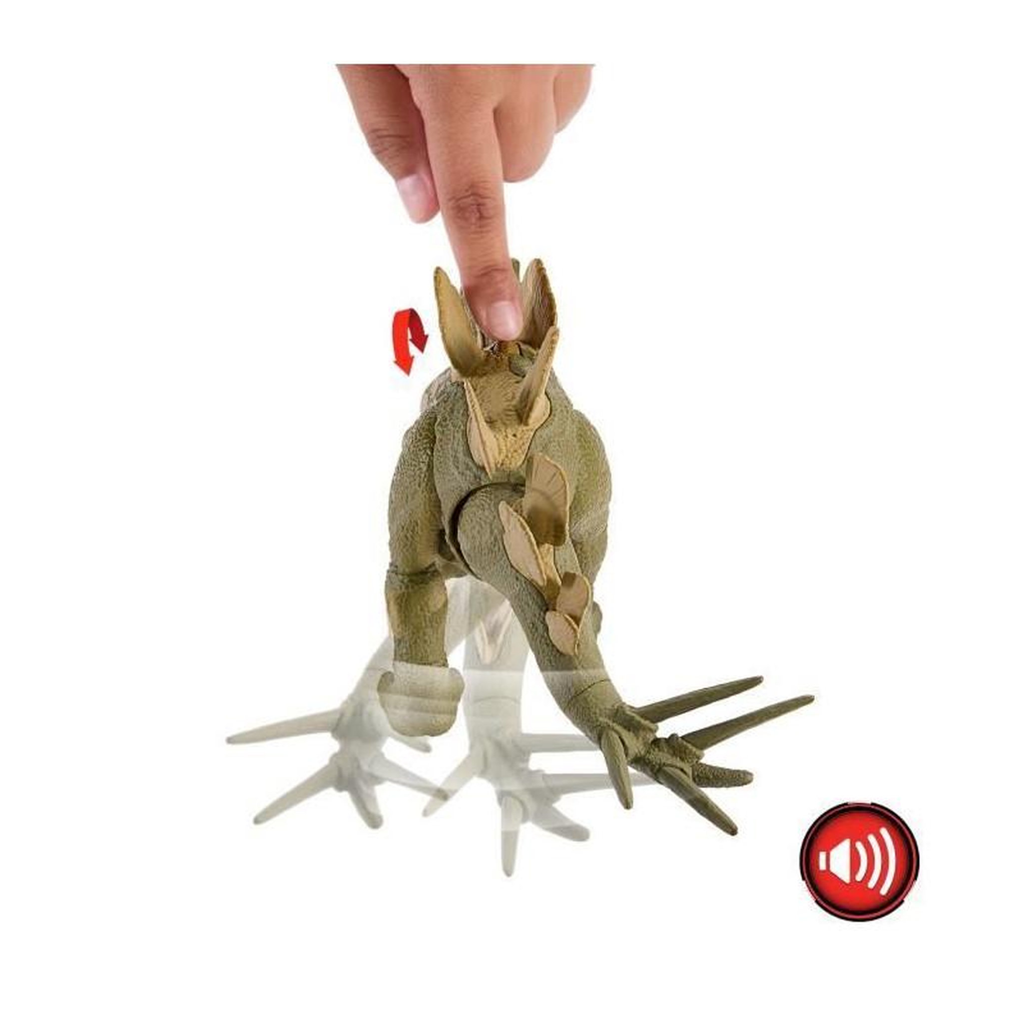 Voir la diapositive 4 : MATTEL HESoeRISAURUS SONORE - MATTEL - HTK69 - DINOSAURE JURASSIC WORLD