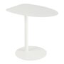 Voir la diapositive 1 : Paris Prix Table d'Appoint en Métal  Ice  55cm Blanc