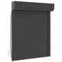 Voir la diapositive 2 : VIDAXL Volet roulant aluminium 70x100 cm anthracite