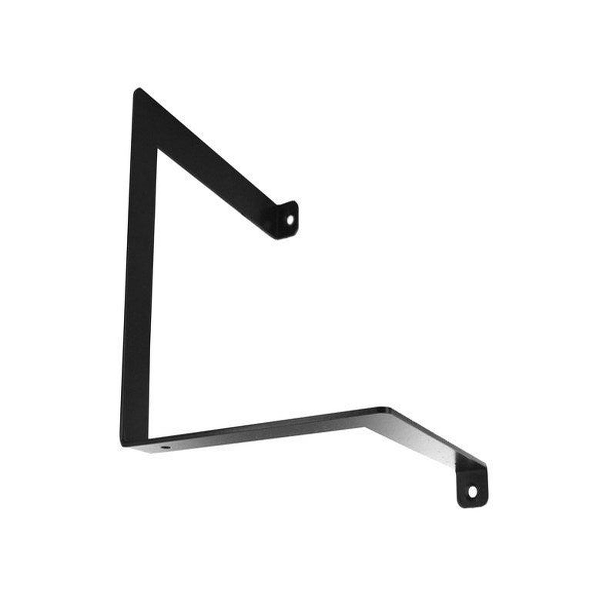 CENTRALE BRICO Equerre Parenthèse Acier Epoxy Noir, H.15 X P.15 Cm