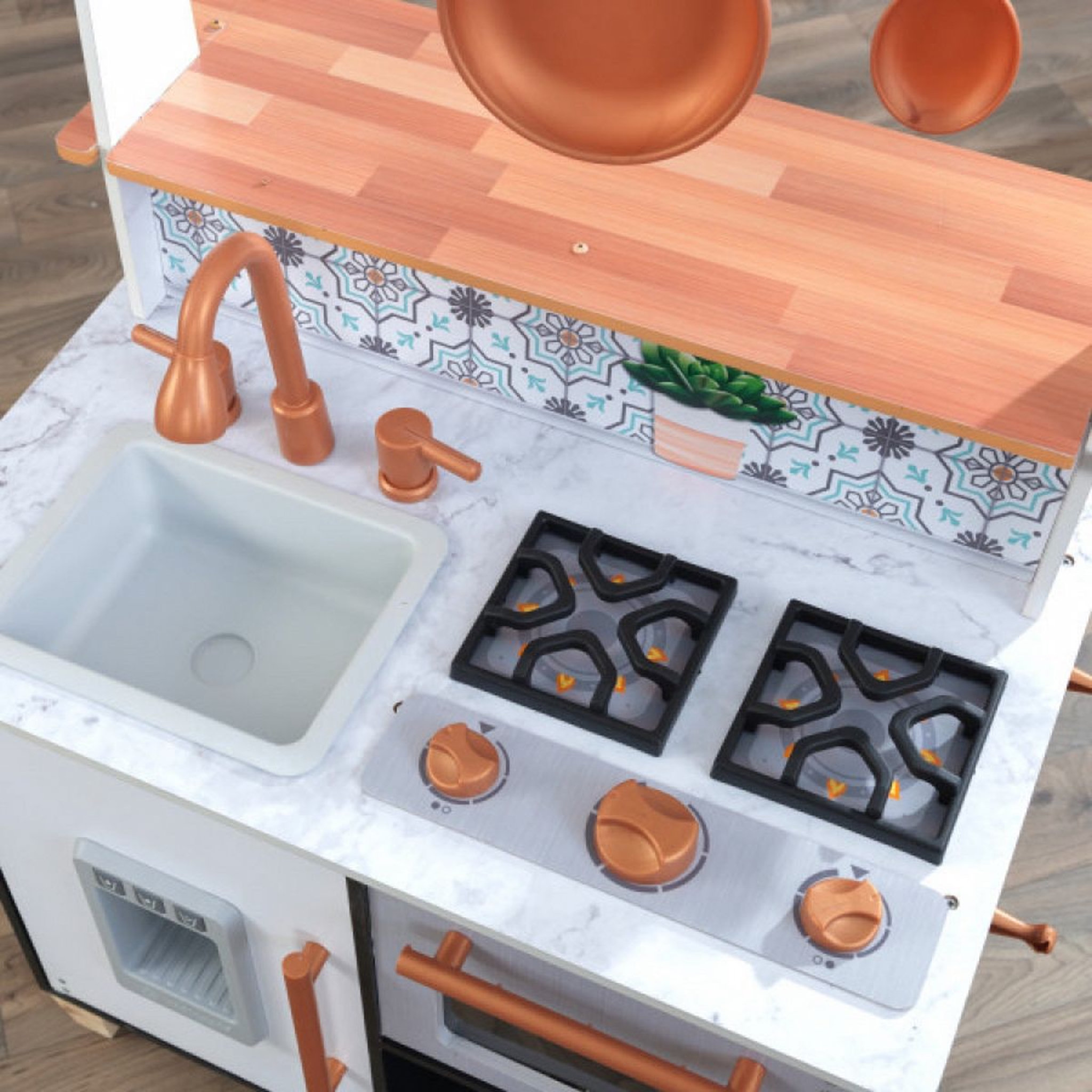 Voir la diapositive 2 : Kidkraft Cuisine enfant en bois Artisan Island - Jouet d'imitation