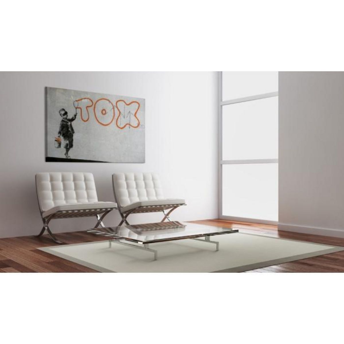 Paris Prix Tableau Imprimé  Papier Peint Graffiti - Banksy  40x60cm