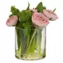 Paris Prix Composition Florale Renoncule  Vase  21cm Rose
