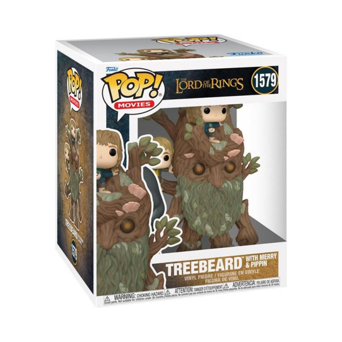 Funko Figurine Funko Pop Movies The Lord of The Rings Treebeard with Mary & Pippin