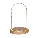Graine créative Cloche en verre lumineuse 21,5 cm x Ø 14 cm