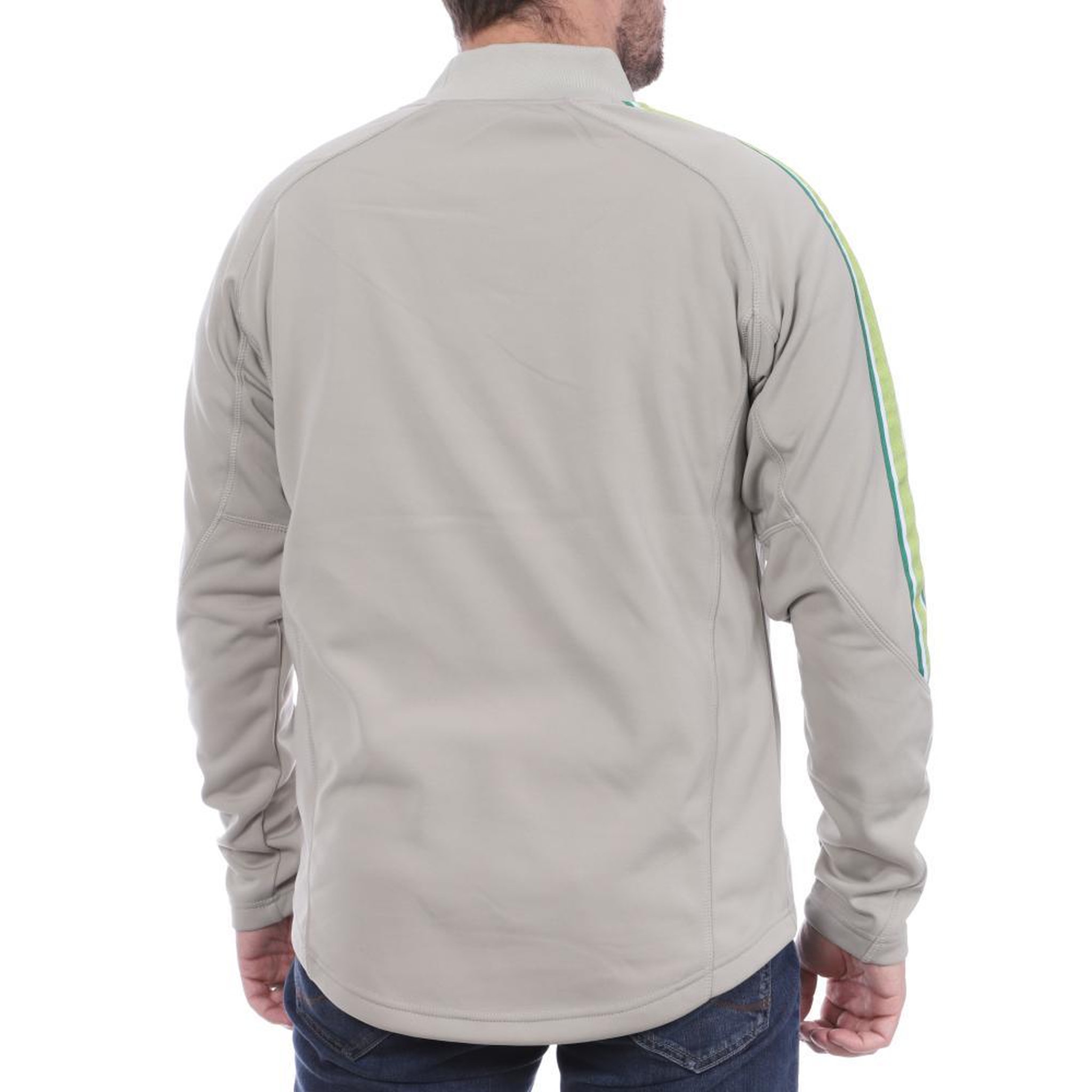 Voir la diapositive 5 : HUNGARIA Sweat gris/vert homme hungaria training pro 15