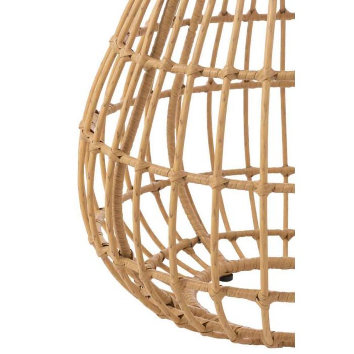 Paris Prix Table d'Appoint Design  Panier  50cm Naturel