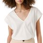 Voir la diapositive 1 : Pepe Jeans T shirt Ecru Femme Pepe Jeans Anabelle