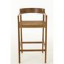 Voir la diapositive 3 : Paris Prix Tabouret de Bar Design  Sungkai  100cm Marron