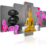 Paris Prix Tableau Imprimé  Zen : Golden Buddha. Coloris disponibles : Multicolore
