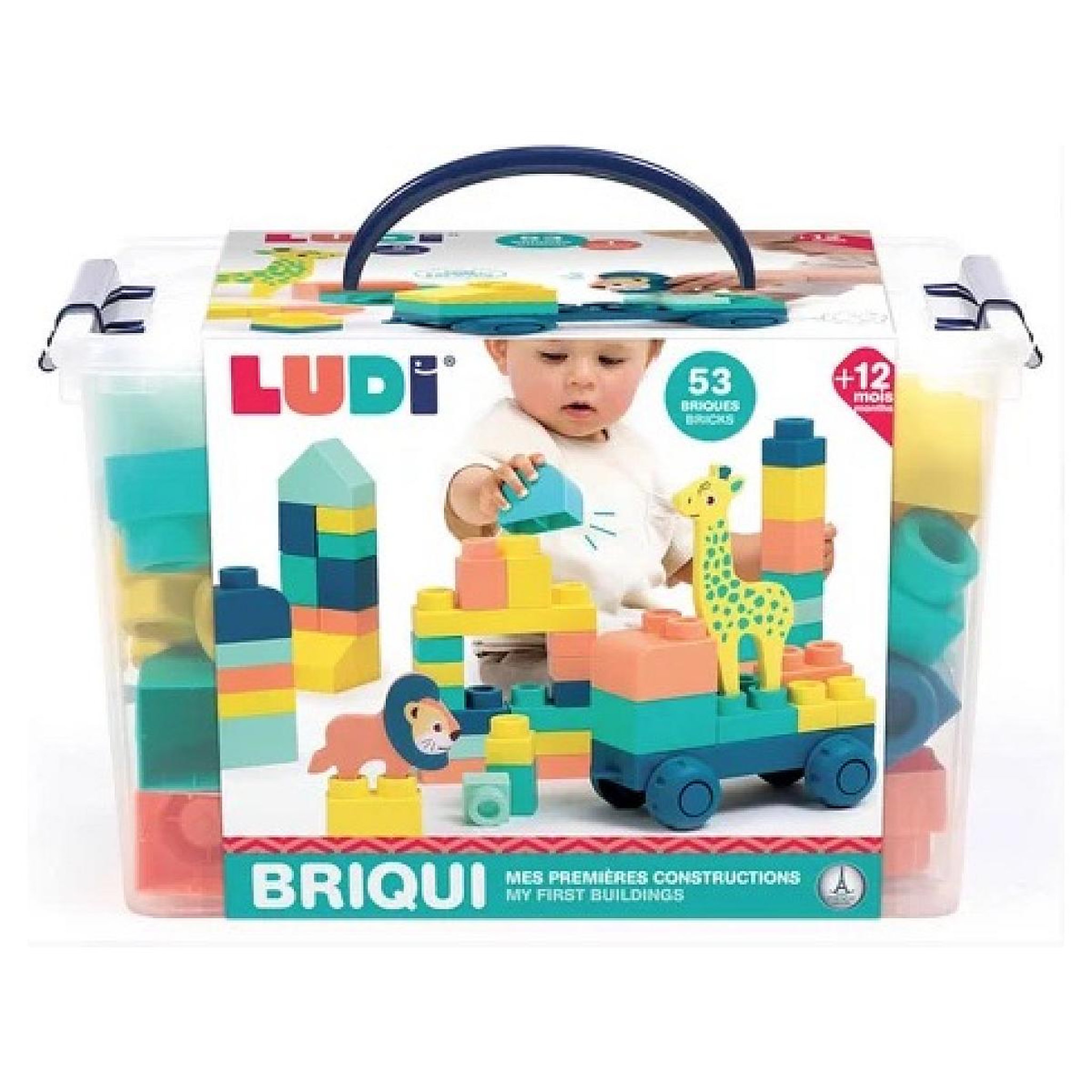 LUDI briqui jeu de briques colorées