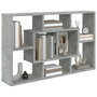 Voir la diapositive 4 : VIDAXL Etagere murale Gris beton 85x16x52,5 cm Bois d'ingenierie