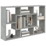 Voir la diapositive 4 : VIDAXL Etagere murale Gris beton 85x16x52,5 cm Bois d'ingenierie