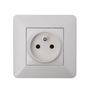 Voir la diapositive 2 : ZENITECH Prise 2 pôles + Terre 16A simple Blanc - Artezo