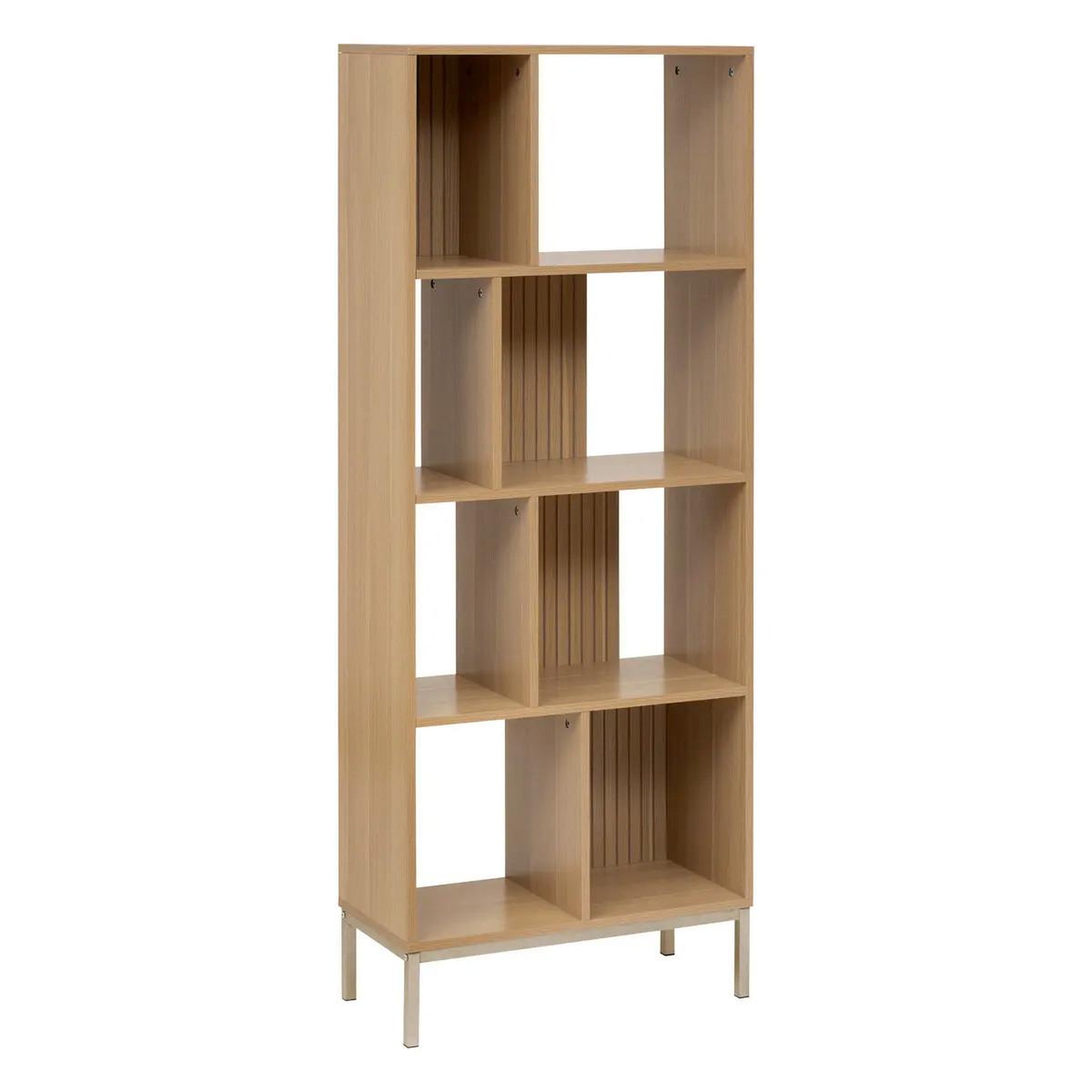FIVE Bibliothèque 4 niveaux  tasso  159cm naturel