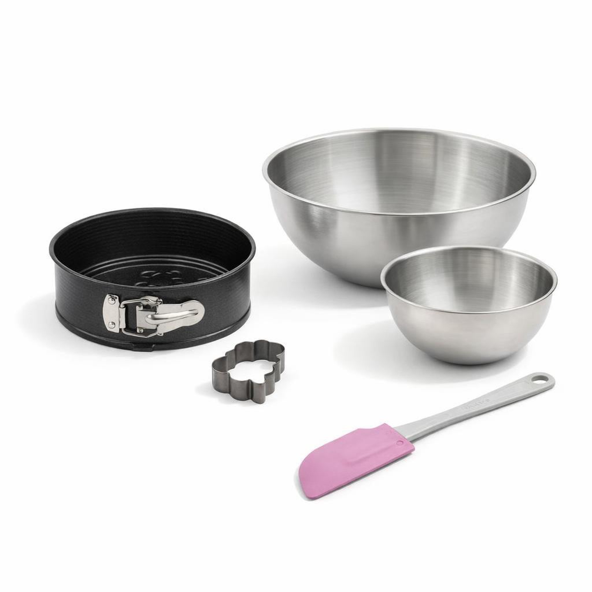 ZENKER Set de 4 ustensiles de pâtisserie moule à manqué emporte-pièce ourson et spatule de cuisine zenker haribo