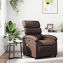 Voir la diapositive 1 : VIDAXL Fauteuil de massage inclinable Marron Similicuir
