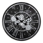 ATMOSPHERA Horloge Murale Vintage  Izia  50cm Noir & Blanc