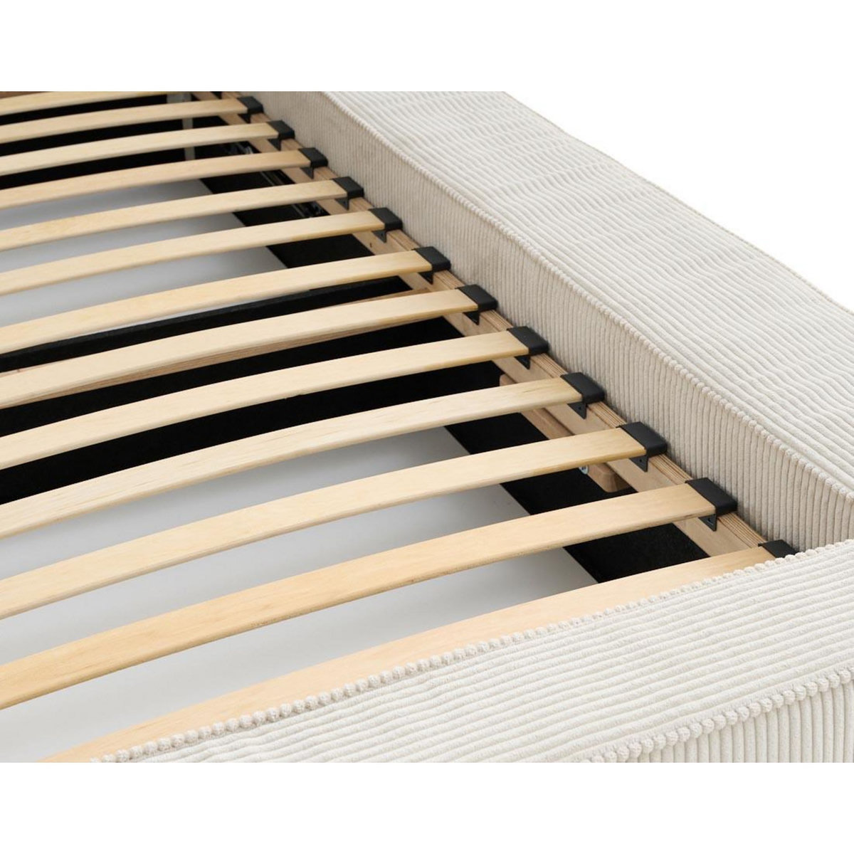 BEST MOBILIER Topaze - lit coffre - 180x200 cm - sommier inclus - velours côtelé
