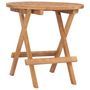 Voir la diapositive 3 : VIDAXL Ensemble a manger d'exterieur pliable 3 pcs bois solide de teck
