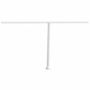 Voir la diapositive 5 : VIDAXL Jeu de poteaux d'auvent blanc 450x245 cm fer