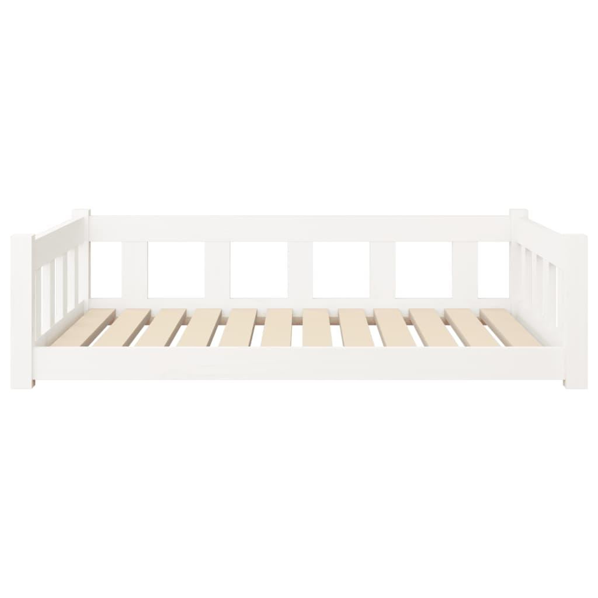 Voir la diapositive 4 : VIDAXL Lit pour chien blanc 105,5x75,5x28 cm bois de pin solide
