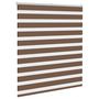 Voir la diapositive 3 : VIDAXL Store zebre marron 135x100cm largeur du tissu 130,9cm polyester