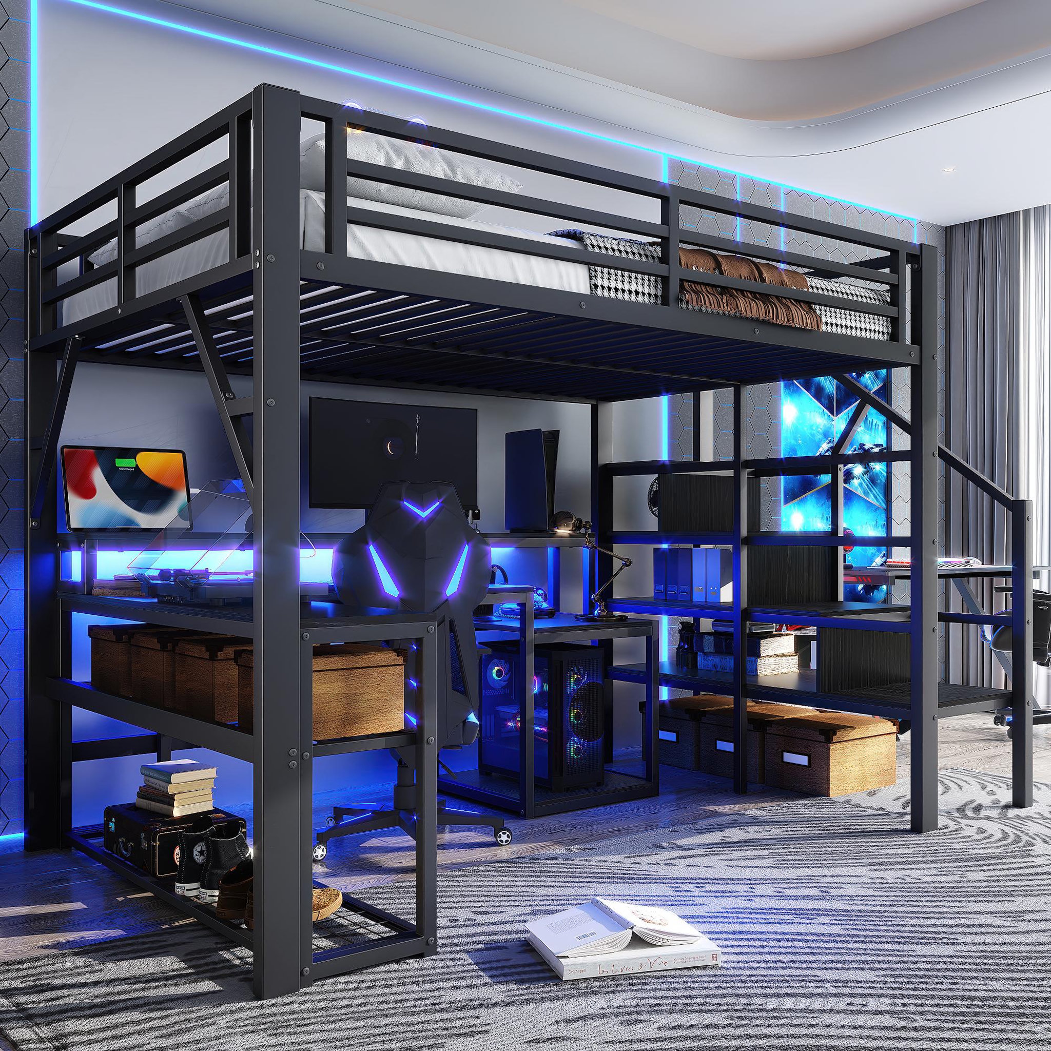 Voir la diapositive 4 : MERAX Lit mezzanine