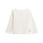 Petit Béguin T-shirt enfant manches longues Swan. Coloris disponibles : Beige