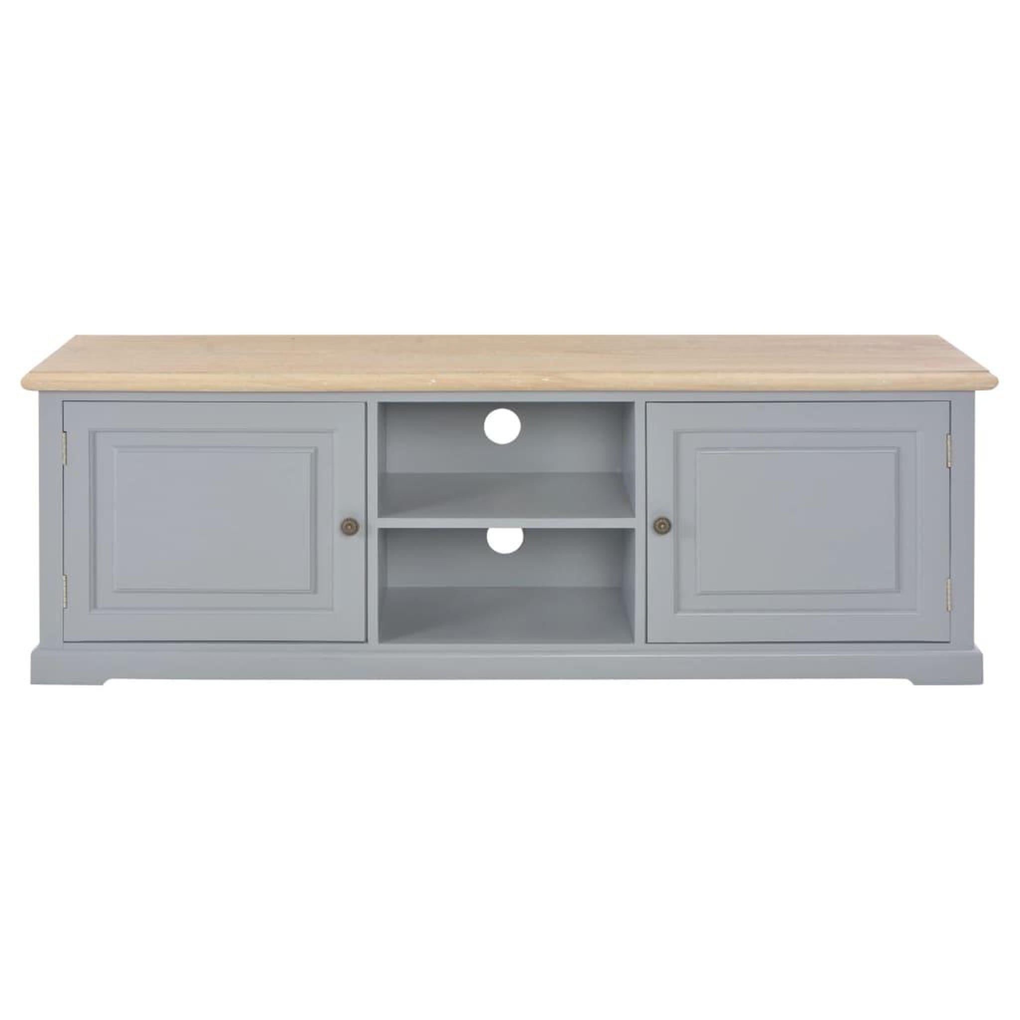 Voir la diapositive 3 : VIDAXL Meuble TV Gris 120x30x40 cm Bois