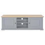 Voir la diapositive 3 : VIDAXL Meuble TV Gris 120x30x40 cm Bois