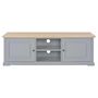 Voir la diapositive 3 : VIDAXL Meuble TV Gris 120x30x40 cm Bois