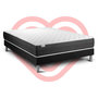 Voir la diapositive 6 : VITALIT Ensemble VITALSPRING 140 x 190 cm sommier Kit noir