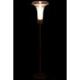 Voir la diapositive 3 : Paris Prix Lampadaire en Verre  Vito  155cm Transparent & Or