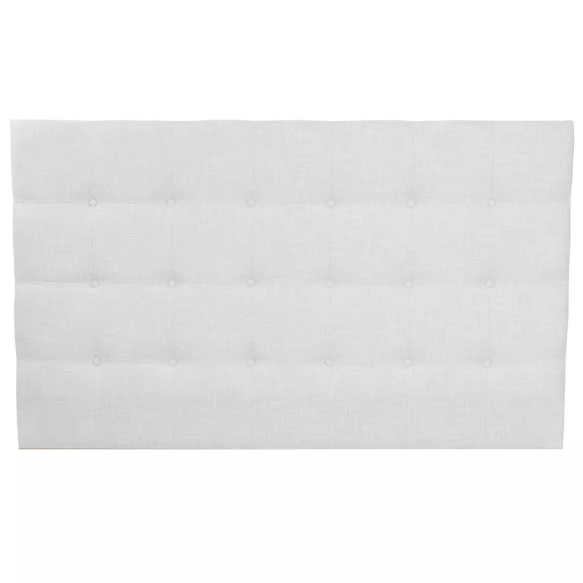 HOMIFAB Tête de lit capitonnée en tissu gris clair 160 cm - Nino
