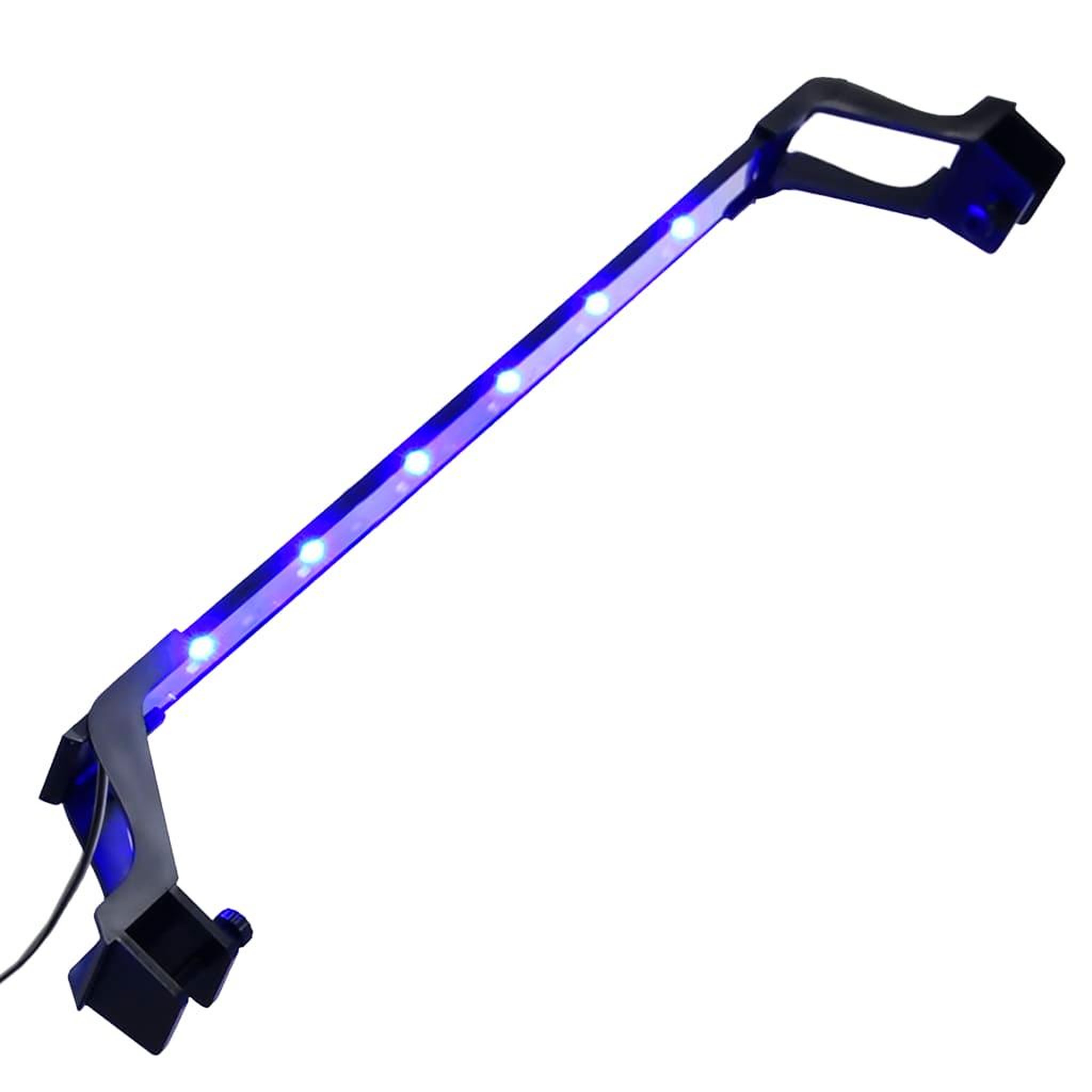 Voir la diapositive 1 : VIDAXL Lampe a LED d'aquarium avec pinces 55-70 cm Bleu et blanc